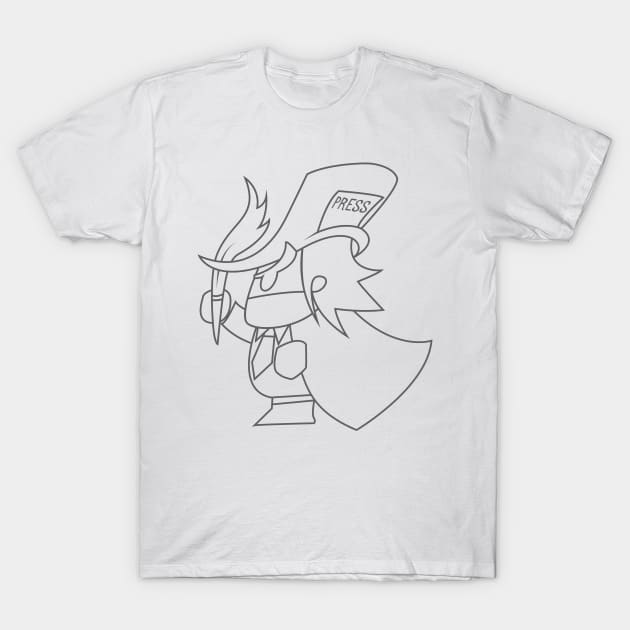 Red Black Mage T-Shirt by TheWellRedMage